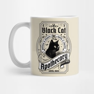 Black Cat Apothecary - Salem 1692 Retro Vintage Halloween Mug